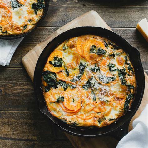 How many protein are in sweet potato kale pecan frittata (31913.2) - calories, carbs, nutrition