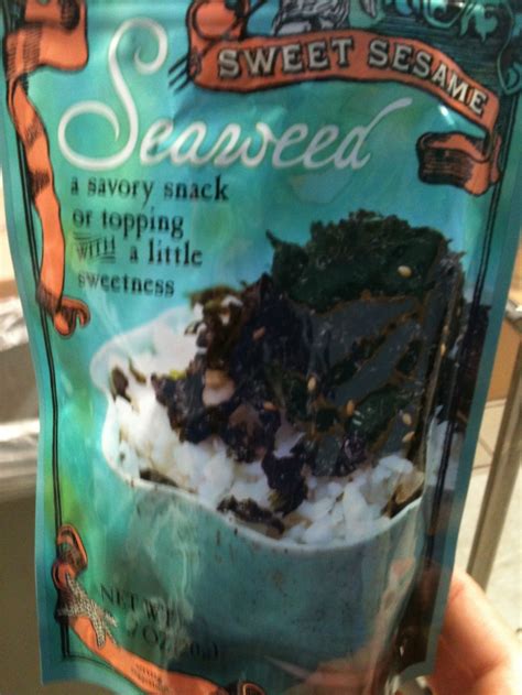 How many protein are in sweet sesame seaweed - calories, carbs, nutrition