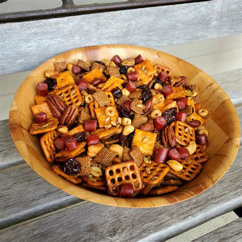 How many protein are in sweet snack mix with nuts - calories, carbs, nutrition