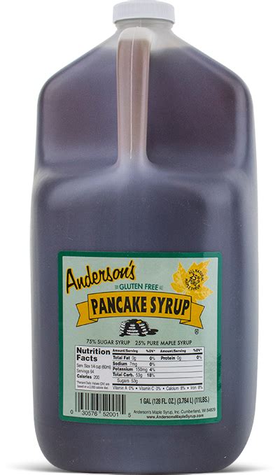 How many protein are in syrup pancake maple flavred bulk - calories, carbs, nutrition