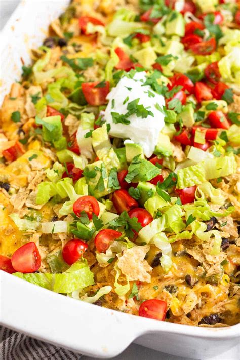 How many protein are in taco bake - calories, carbs, nutrition