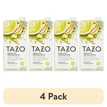 How many protein are in tazo green tea latte - short - 2% milk - calories, carbs, nutrition