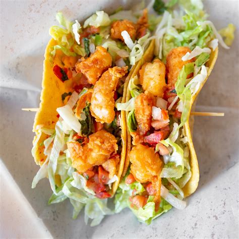 How many protein are in tempura shrimp soft taco - calories, carbs, nutrition