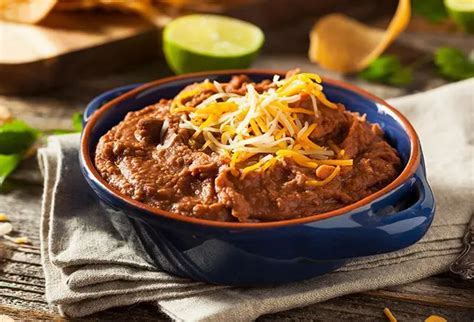 How many protein are in tex-mex refried beans - calories, carbs, nutrition