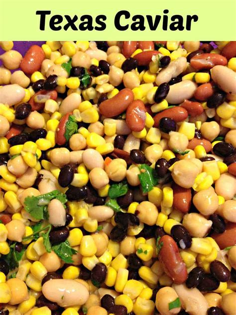 How many protein are in texas caviar - calories, carbs, nutrition