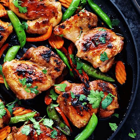 How many protein are in thai barbecued chicken - calories, carbs, nutrition