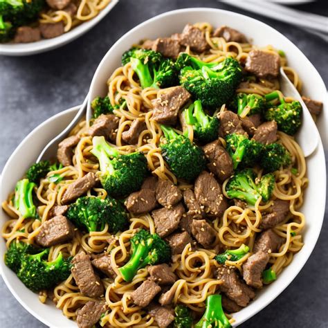 How many protein are in thai beef noodle bowl - calories, carbs, nutrition