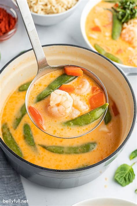 How many protein are in thai curry soup - calories, carbs, nutrition