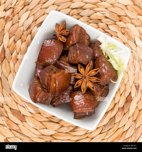 How many protein are in thai influenced, caramelized belly pork with star anise - calories, carbs, nutrition