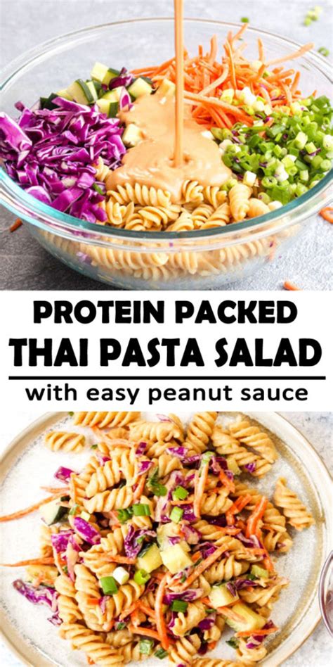 How many protein are in thai pasta - calories, carbs, nutrition