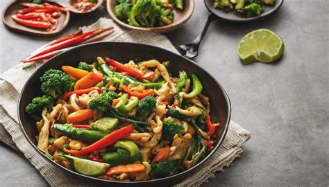 How many protein are in thai spice - thai stir fried vegetables - calories, carbs, nutrition