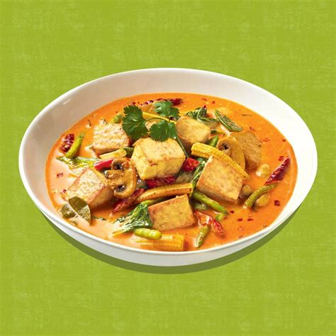 How many protein are in thai tempeh curry - calories, carbs, nutrition