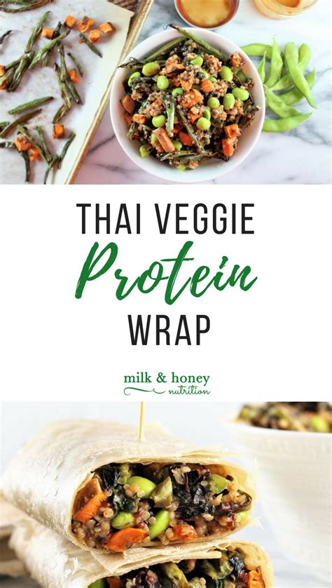 How many protein are in thai wrap - calories, carbs, nutrition