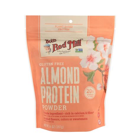 How many protein are in the bob's with almonds - calories, carbs, nutrition