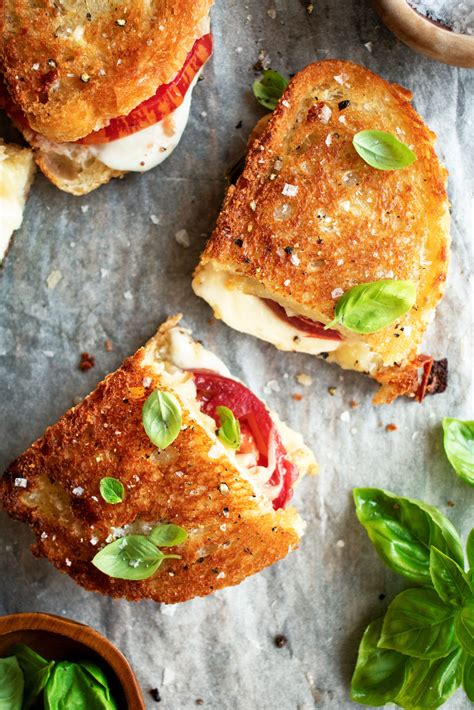 How many protein are in the crispy caprese grilled cheese - calories, carbs, nutrition