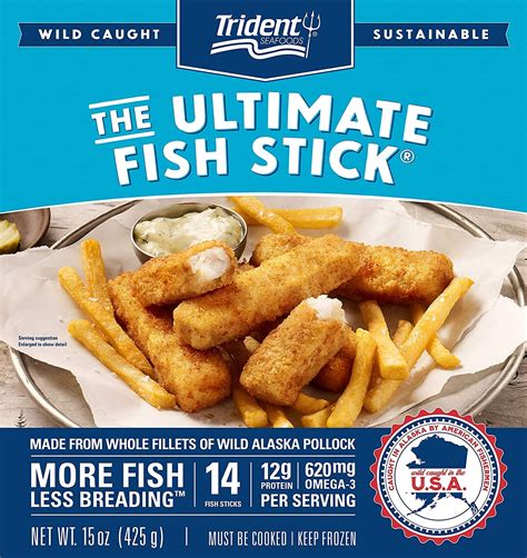 How many protein are in the ultimate fish stick - calories, carbs, nutrition