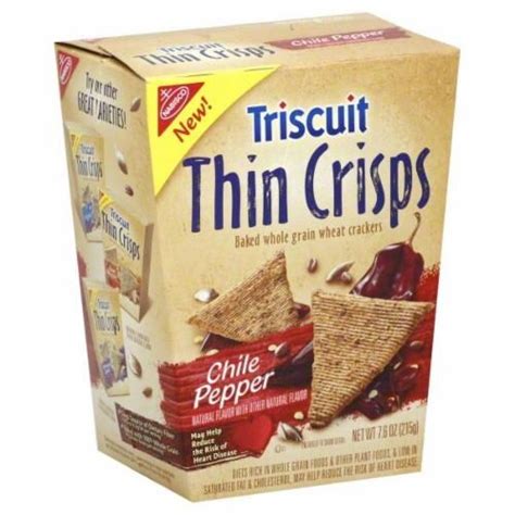 How many protein are in thin crisps: chile pepper - calories, carbs, nutrition