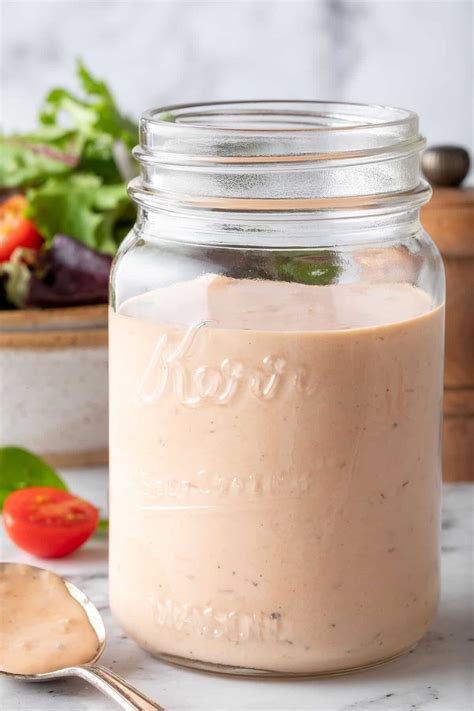 How many protein are in thousand island dressing - calories, carbs, nutrition