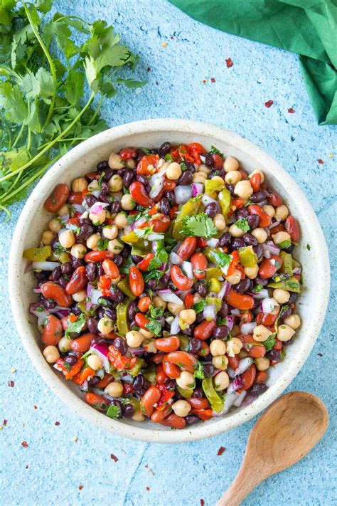 How many protein are in three bean salad tuscan-style - calories, carbs, nutrition