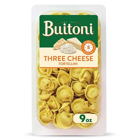 How many protein are in three cheese tortellini. from the box - calories, carbs, nutrition