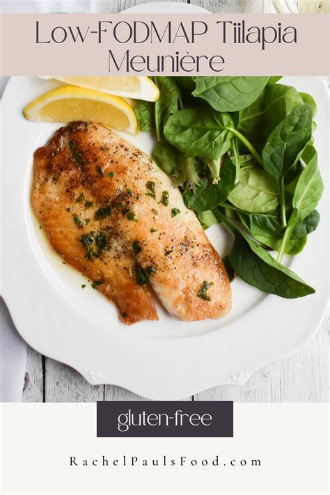 How many protein are in tilapia with meuniere sauce - calories, carbs, nutrition