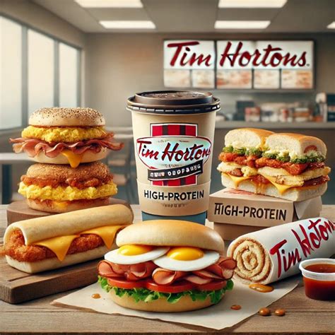 How many protein are in tim hortons - calories, carbs, nutrition
