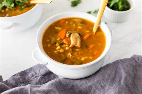 How many protein are in toasted barley and lentil soup - calories, carbs, nutrition