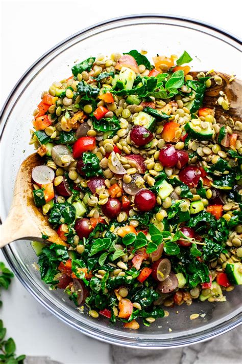 How many protein are in toasted lentil salad cup - calories, carbs, nutrition