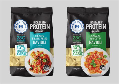 How many protein are in top chef ravioli & chicken - calories, carbs, nutrition