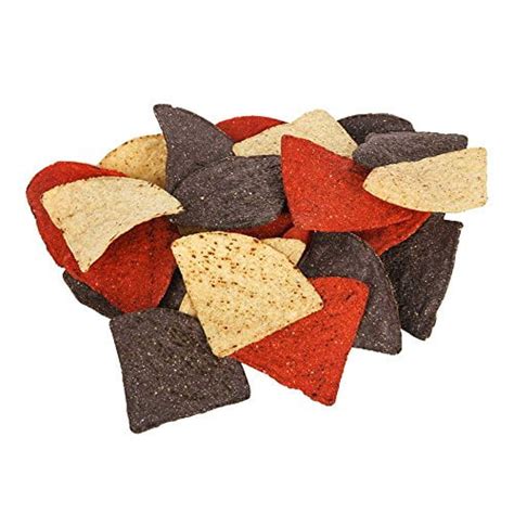 How many protein are in tortilla chips tri color house fried 1 oz - calories, carbs, nutrition