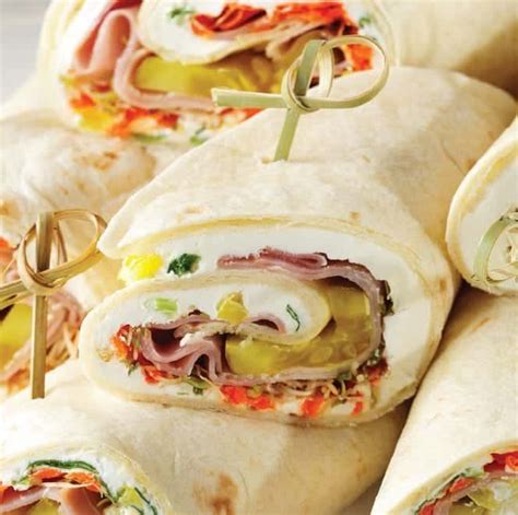 How many protein are in tortilla sandwich with ham - calories, carbs, nutrition