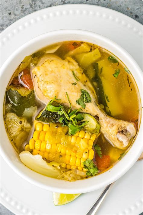 How many protein are in tortilla y pollo soup - calories, carbs, nutrition