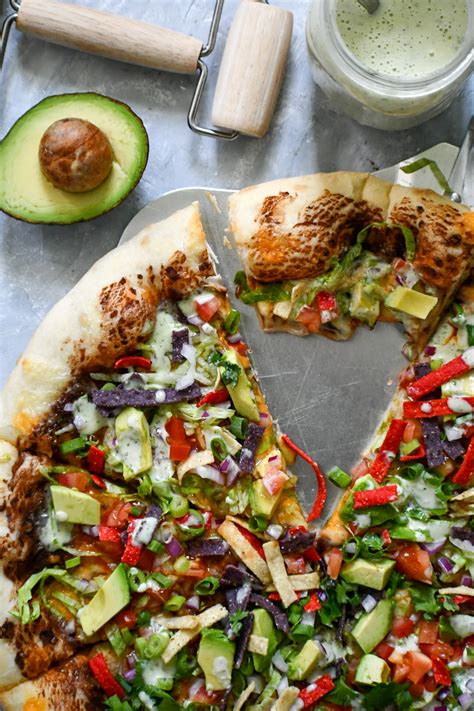 How many protein are in tostada pizza - calories, carbs, nutrition