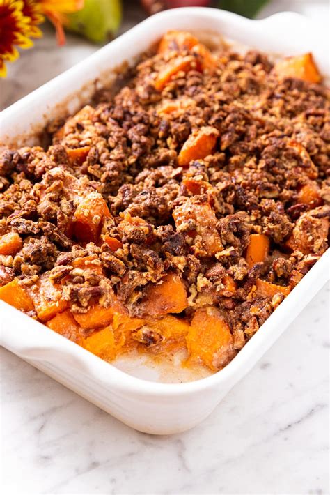 How many protein are in traditional sweet potato casserole - calories, carbs, nutrition