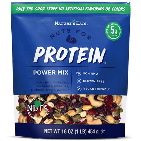 How many protein are in trail mix chocolate nuggets - calories, carbs, nutrition