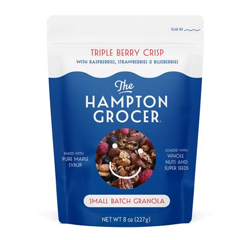 How many protein are in triple berry crunch granolla - calories, carbs, nutrition