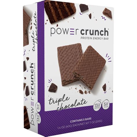 How many protein are in triple chocolate power crunch bar - calories, carbs, nutrition