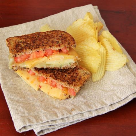 How many protein are in triple grilled cheese on 8 grain bread with pickle - calories, carbs, nutrition