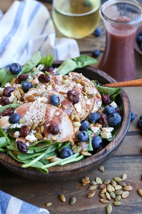 How many protein are in tropical chicken salad with raspberry vinaigrette - calories, carbs, nutrition