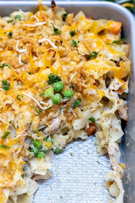 How many protein are in tuna casserole - calories, carbs, nutrition