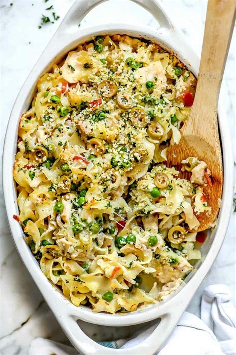 How many protein are in tuna noodle casserole - calories, carbs, nutrition