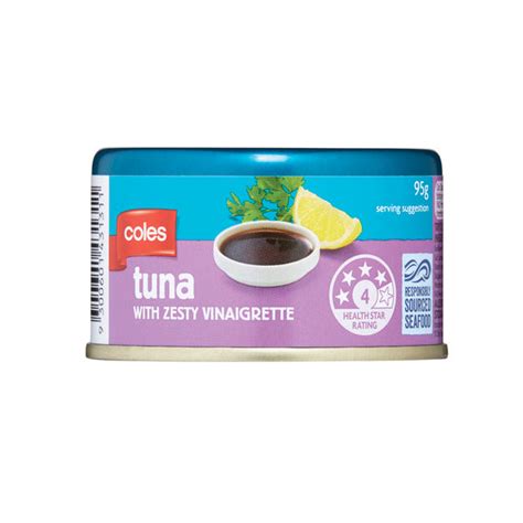 How many protein are in tuna zesty vinaigrette - calories, carbs, nutrition