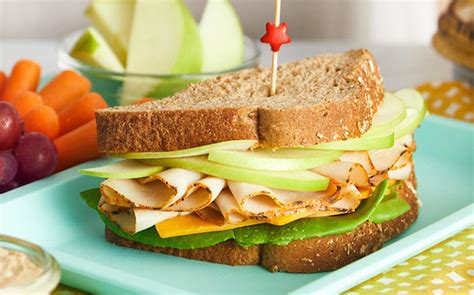 How many protein are in turkey and apple sandwich - calories, carbs, nutrition