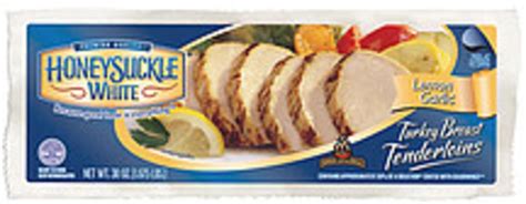 How many protein are in turkey breast tenderloin - lemon garlic - calories, carbs, nutrition