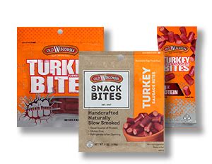 How many protein are in turkey snack bites - calories, carbs, nutrition