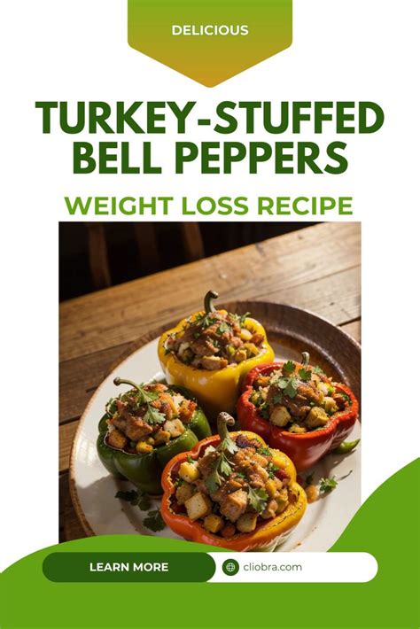 How many protein are in turkey stuffed green pepper - calories, carbs, nutrition