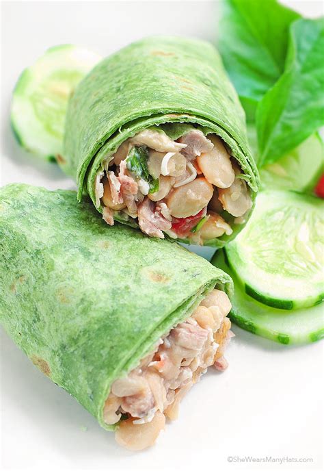 How many protein are in tuscan white bean wrap - calories, carbs, nutrition