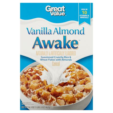 How many protein are in vanilla almond awake - calories, carbs, nutrition