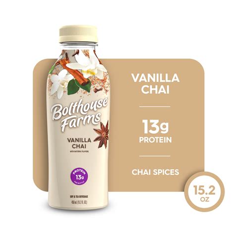 How many protein are in vanilla chai tea - calories, carbs, nutrition