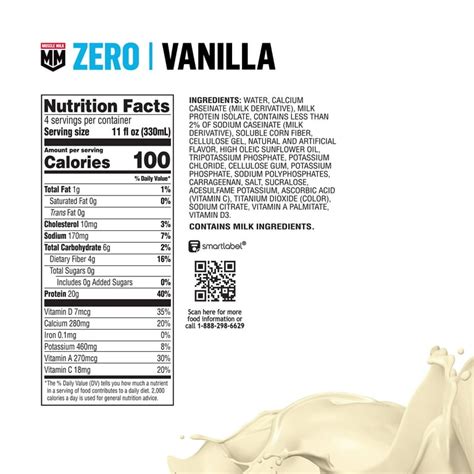 How many protein are in vanilla creme - short - nonfat milk - no whipped cream - calories, carbs, nutrition